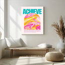 Achieve Motivational Wall Art – Colorful Abstract Swirl by MyGreatCanvas | Canvas Wall Art Prints | Photo Prints & Wall Decor