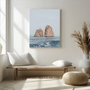 Majestic Sea Rock Wall Art – Framed Coastal Landscape Canvas by MyGreatCanvas | Canvas Wall Art Prints | Photo Prints & Wall Decor