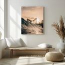 Sunset Wave Ocean Wall Art – Framed Palm Tree Canvas by MyGreatCanvas | Canvas Wall Art Prints | Photo Prints & Wall Decor