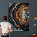 Abstract Wood Grain Canvas Print, Tree Ring Pattern Wall by MyGreatCanvas | Canvas Wall Art Prints | Photo Prints & Wall Decor