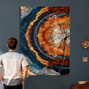 Abstract Wood Grain Canvas Print, Tree Ring Pattern Wall by MyGreatCanvas | Canvas Wall Art Prints | Photo Prints & Wall Decor