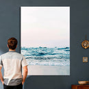Ocean Wave Wall Art Canvas Print, Minimal Seascape by MyGreatCanvas | Canvas Wall Art Prints | Photo Prints & Wall Decor