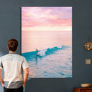 Sunset Surf Wall Art Canvas Print – Coastal Ocean by MyGreatCanvas | Canvas Wall Art Prints | Photo Prints & Wall Decor