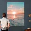 Sunset Surf Wall Art Canvas Print – Coastal Ocean by MyGreatCanvas | Canvas Wall Art Prints | Photo Prints & Wall Decor