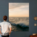 Ocean Wave Wall Art Canvas Print, Calm Coastal Nature by MyGreatCanvas | Canvas Wall Art Prints | Photo Prints & Wall Decor