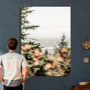 Fall Forest Wall Art Canvas Print – Soft Evergreen Woodland by MyGreatCanvas | Canvas Wall Art Prints | Photo Prints & Wall Decor