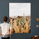 Minimal Desert Cactus Wall Art Canvas Print, Neutral by MyGreatCanvas | Canvas Wall Art Prints | Photo Prints & Wall Decor