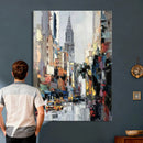 Chrysler Building New York Wall Art Canvas Print, Abstract by MyGreatCanvas | Canvas Wall Art Prints | Photo Prints & Wall Decor