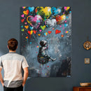 Banksy Balloon Canvas, Banksy Graffiti Art, Balloon Poster, by MyGreatCanvas | Canvas Wall Art Prints | Photo Prints & Wall Decor