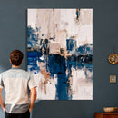 Abstract Navy Blue Wall Art Canvas Print by MyGreatCanvas | Canvas Wall Art Prints | Photo Prints & Wall Decor
