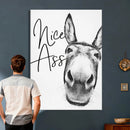 Nice Ass Funny Canvas Wall Art for Bathroom Wall Decor Cute by MyGreatCanvas | Canvas Wall Art Prints | Photo Prints & Wall Decor