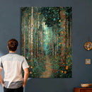 Gustav Klimt Style Forest Canvas Wall Art, Golden Forest by MyGreatCanvas | Canvas Wall Art Prints | Photo Prints & Wall Decor