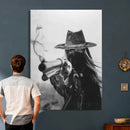Vintage Cowboy Wall Art Canvas Print - Western Gunslinger Revolver Artwork, by MyGreatCanvas | Canvas Wall Art Prints | Photo Prints & Wall Decor