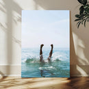 Splash Dive Wall Art – Ocean Waves Canvas Print, Summer Swim by MyGreatCanvas | Canvas Wall Art Prints | Photo Prints & Wall Decor