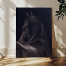 Black Horse Wall Art Canvas Print – Framed Moody Horse by MyGreatCanvas | Canvas Wall Art Prints | Photo Prints & Wall Decor