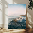 Ocean Waves Wall Art Canvas Print – Framed Coastal Serenity
