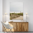 Desert Landscape Wall Art Canvas Print – Cacti and Shrubs
