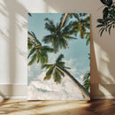 Tropical Palm Trees Wall Art Canvas Print – Coastal Nature