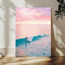 Sunset Surf Wall Art Canvas Print – Coastal Ocean by MyGreatCanvas | Canvas Wall Art Prints | Photo Prints & Wall Decor