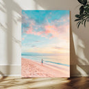 Pastel Beach Wall Art Canvas Print – Soft Coastal by MyGreatCanvas | Canvas Wall Art Prints | Photo Prints & Wall Decor