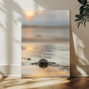 Sea Turtle Hatchling Wall Art Canvas Print – Soft Coastal by MyGreatCanvas | Canvas Wall Art Prints | Photo Prints & Wall Decor