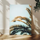 Palm Leaves Wall Art Canvas Print, Minimal Tropical Palm by MyGreatCanvas | Canvas Wall Art Prints | Photo Prints & Wall Decor