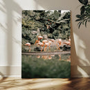 Flamingo Wall Art Canvas Print, Tropical Wildlife Scene by MyGreatCanvas | Canvas Wall Art Prints | Photo Prints & Wall Decor