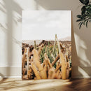 Minimal Desert Cactus Wall Art Canvas Print, Neutral by MyGreatCanvas | Canvas Wall Art Prints | Photo Prints & Wall Decor