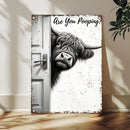 Funny Highland Cow Bathroom Wall Art Canvas Print, Are You by MyGreatCanvas | Canvas Wall Art Prints | Photo Prints & Wall Decor