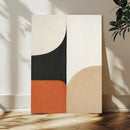 Geometric Abstract Wall Art Canvas Print, Orange Blue by MyGreatCanvas | Canvas Wall Art Prints | Photo Prints & Wall Decor