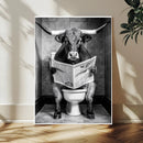 Texas Longhorn Cow Toilet Paper Canvas Wall Art, Funny by MyGreatCanvas | Canvas Wall Art Prints | Photo Prints & Wall Decor