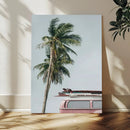 VW Van Palm Tree Canvas Wall Art, Pink Camper Surfboards by MyGreatCanvas | Canvas Wall Art Prints | Photo Prints & Wall Decor