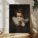 Baroque Portrait Canvas Wall Art, Flemish Woman with Lace by MyGreatCanvas | Canvas Wall Art Prints | Photo Prints & Wall Decor