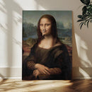Funny Bathroom Canvas Wall Art Print, Mona Lisa Clothespin by MyGreatCanvas | Canvas Wall Art Prints | Photo Prints & Wall Decor