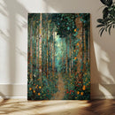 Gustav Klimt Style Forest Canvas Wall Art, Golden Forest by MyGreatCanvas | Canvas Wall Art Prints | Photo Prints & Wall Decor