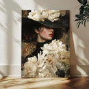 Glamour Woman Portrait Canvas Wall Art, Elegant Patel Women Portrait Print by MyGreatCanvas | Canvas Wall Art Prints | Photo Prints & Wall Decor