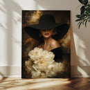 Glamour Woman Portrait Canvas Wall Art, Elegant Patel Women Portrait Print by MyGreatCanvas | Canvas Wall Art Prints | Photo Prints & Wall Decor