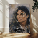 Micheal Jackson Portre Wall Art Canvas Print by MyGreatCanvas | Canvas Wall Art Prints | Photo Prints & Wall Decor