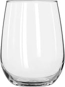Libbey Stemless 12-Piece Wine Glass Party Set for Red and White Wines by CozyNest Decor
