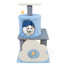 31.5" Cute Modern Cat Tree Multi-Level Kitten Tower by LJGDeals