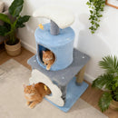 31.5" Cute Modern Cat Tree Multi-Level Kitten Tower by LJGDeals