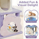 31.5" Cute Modern Cat Tree Multi-Level Kitten Tower by LJGDeals
