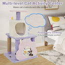 31.5" Cute Modern Cat Tree Multi-Level Kitten Tower by LJGDeals