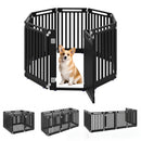 8-Panel Dog Playpen 31.5" Height Indoor Outdoor HDPE by LJGDeals