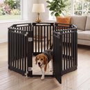 8-Panel Dog Playpen 31.5" Height Indoor Outdoor HDPE by LJGDeals