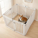 8-Panel Dog Playpen 31.5" Height Indoor Outdoor HDPE by LJGDeals