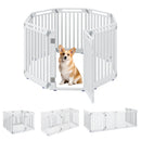 8-Panel Dog Playpen 31.5" Height Indoor Outdoor HDPE by LJGDeals