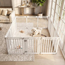 12-Panel Dog Playpen 31.5" Height Indoor Outdoor Pet Fence by LJGDeals