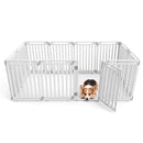12-Panel Dog Playpen 31.5" Height Indoor Outdoor Pet Fence by LJGDeals
