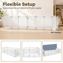 12-Panel Dog Playpen 31.5" Height Indoor Outdoor Pet Fence by LJGDeals